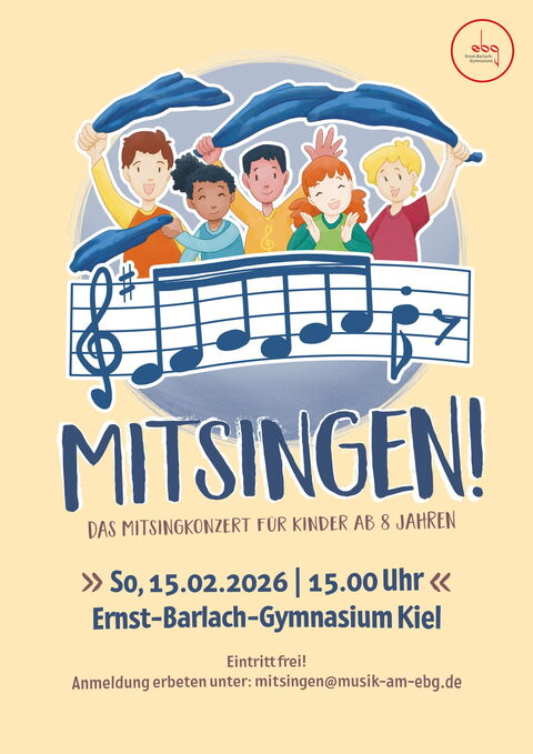 Flyer zum Mitsingen! Konzert am 15.02.2026